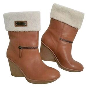 𝅺B. Makowsky BFNANCY Leather Wedges